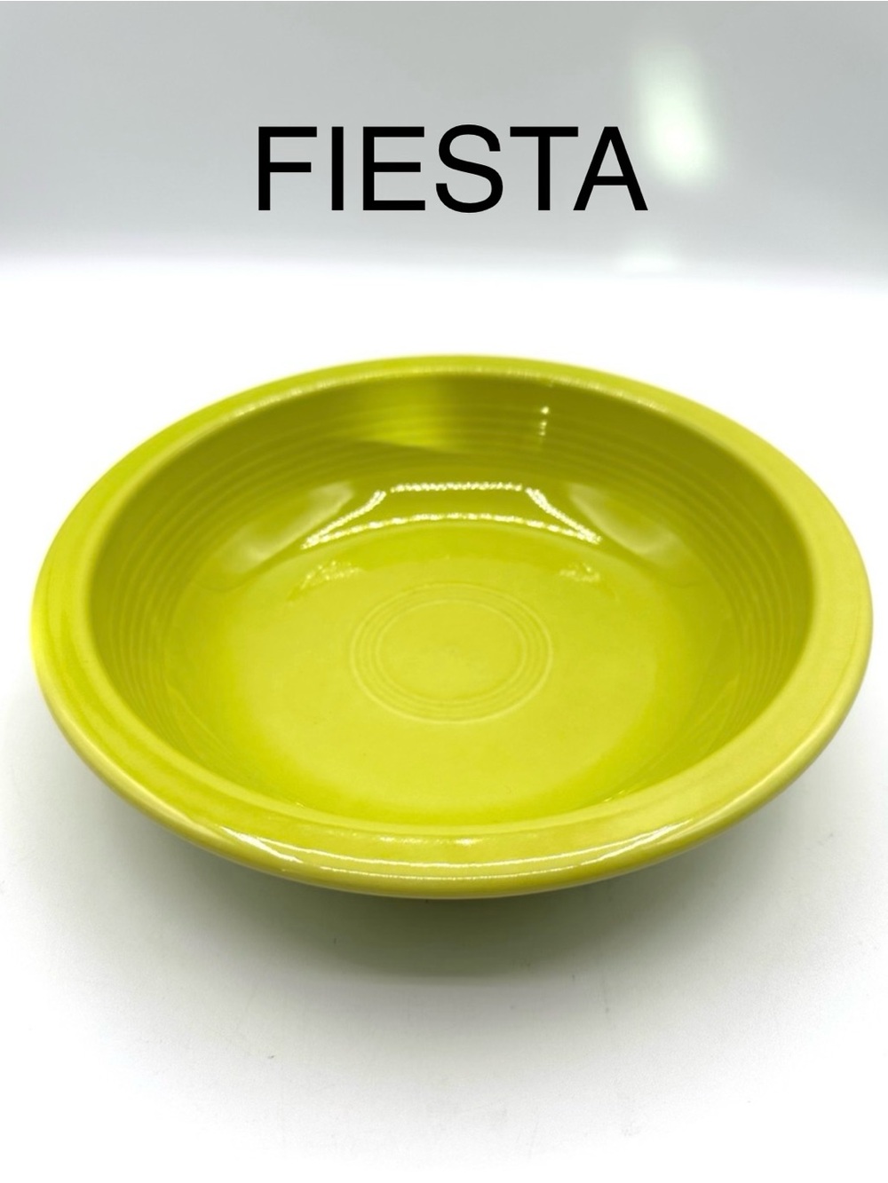 Fiesta 8.25 inch round pasta bowl. Classic rim.